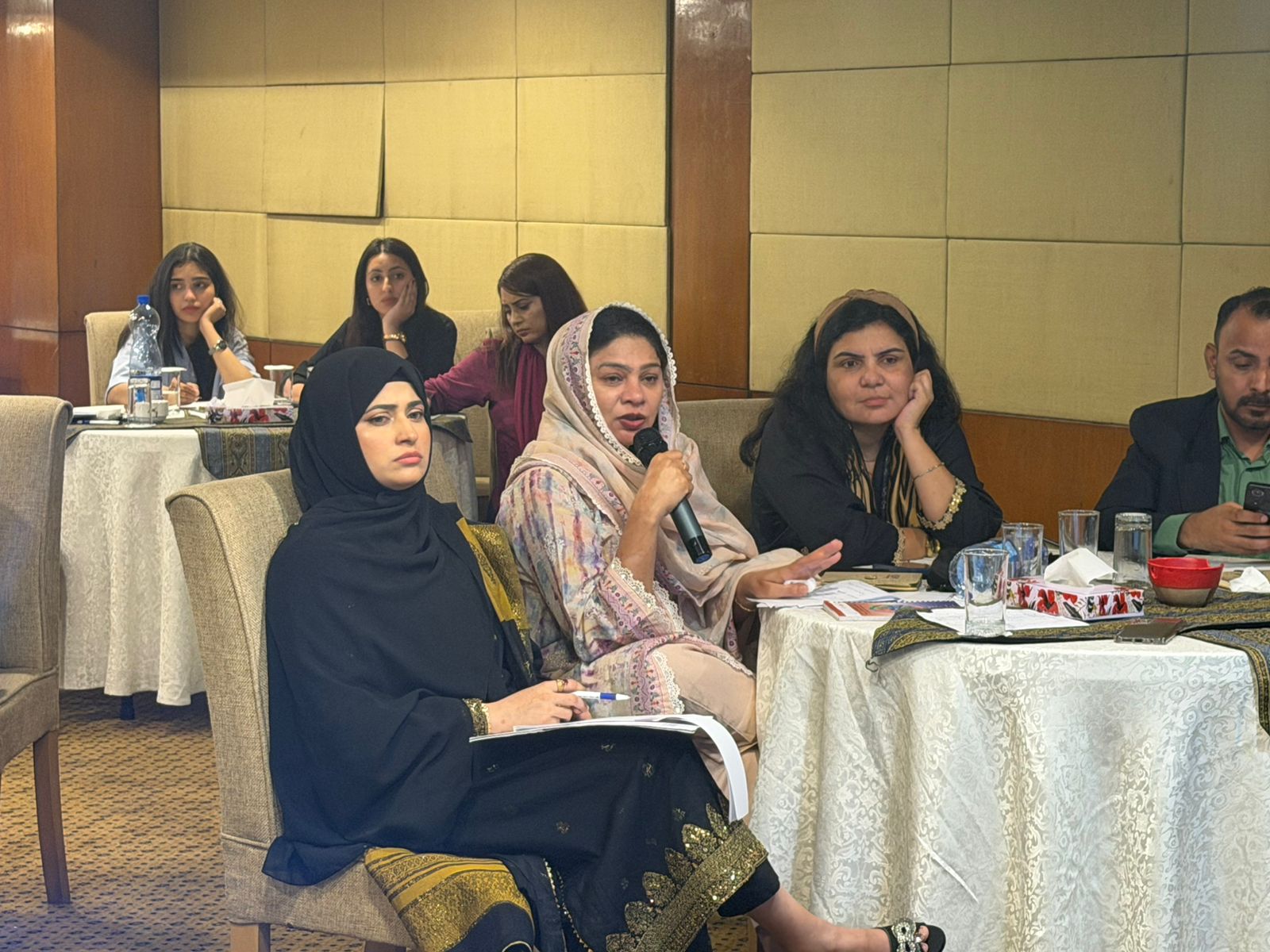 Participants engaged in discussion